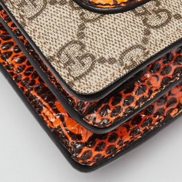 Gucci Beige GG Supreme Canvas Embroidered Elton Medium Dionysus Bag - Picture 4 of 12